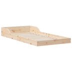 Bettrahmen Natur 100 x 210 cm Massives Kiefernholz