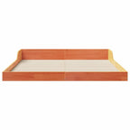 Bettrahmen Wachsbraun 140 x 210 cm Massives Kiefernholz