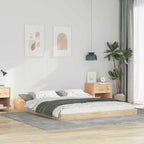 Bettrahmen Braun 140 x 220 cm Massives Kiefernholz