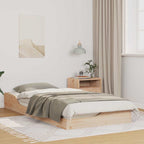 Bettrahmen Braun 80 x 200 cm Massives Kiefernholz