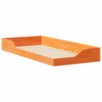 Bettrahmen Wachsbraun 90 x 210 cm Massives Kiefernholz