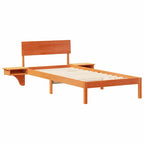 Bettrahmen Wachsbraun 90 x 200 cm Massives Kiefernholz