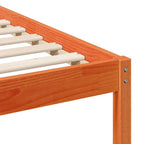 Bettrahmen Wachsbraun 90 x 190 cm Massives Kiefernholz