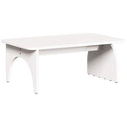 Couchtisch Weiß 80 x 50 x 31 cm Massivholz Kiefer