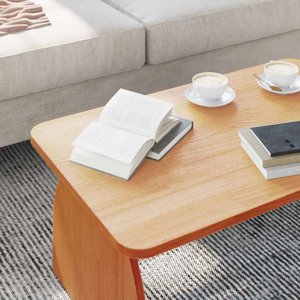 Couchtisch Wachsbraun 80 x 50 x 31 cm Massivholz Kiefer