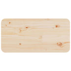 Couchtisch Natur 80 x 39,5 x 33,5 cm Massivholz Kiefer