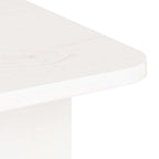 Couchtisch Weiß 80 x 39,5 x 33,5 cm Massivholz Kiefer