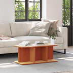 Couchtisch Wachsbraun 80 x 39,5 x 33,5 cm Massivholz Kiefer
