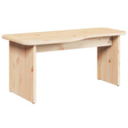 Couchtisch 2 pcs Natur Massivholz Kiefer