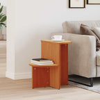 Couchtisch Wachsbraun 50 x 40 x 50 cm Massivholz Kiefer