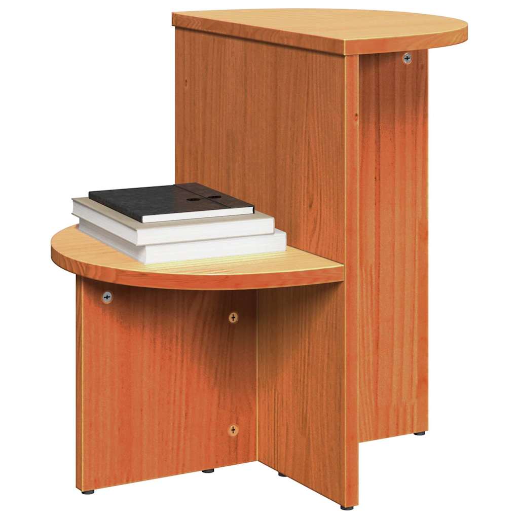 Couchtisch Wachsbraun 50 x 40 x 50 cm Massivholz Kiefer