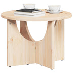Couchtisch Natur 50 x 50 x 35 cm Massivholz Kiefer
