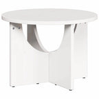 Couchtisch Weiß 50 x 50 x 35 cm Massivholz Kiefer
