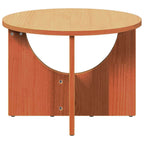 Couchtisch Wachsbraun 50 x 50 x 35 cm Massivholz Kiefer