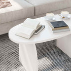 Couchtisch Weiß 80 x 40 x 35 cm Massives Kiefernholz