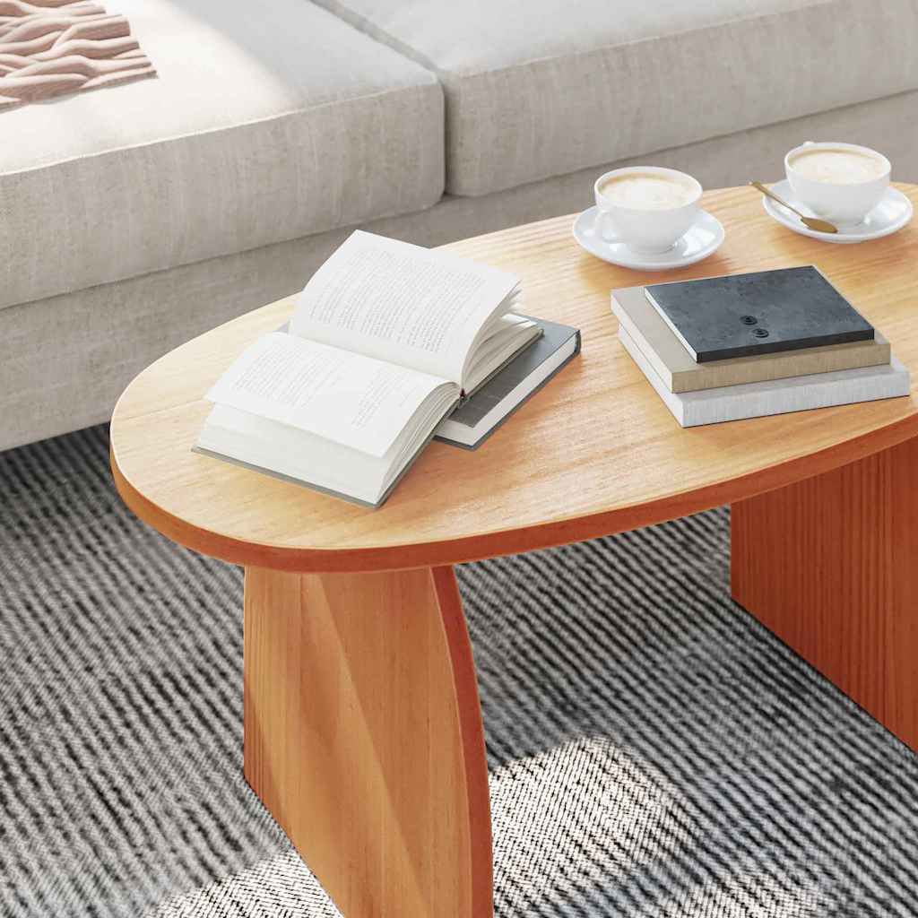 Couchtisch Wachsbraun 80 x 40 x 35 cm Massives Kiefernholz