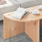 Couchtisch 2 pcs Natur Massivholz Kiefer