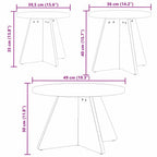 Couchtisch 3 pcs Natur