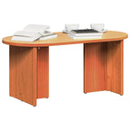 Couchtisch Wachsbraun 80 x 39,5 x 35 cm Massivholz Kiefer