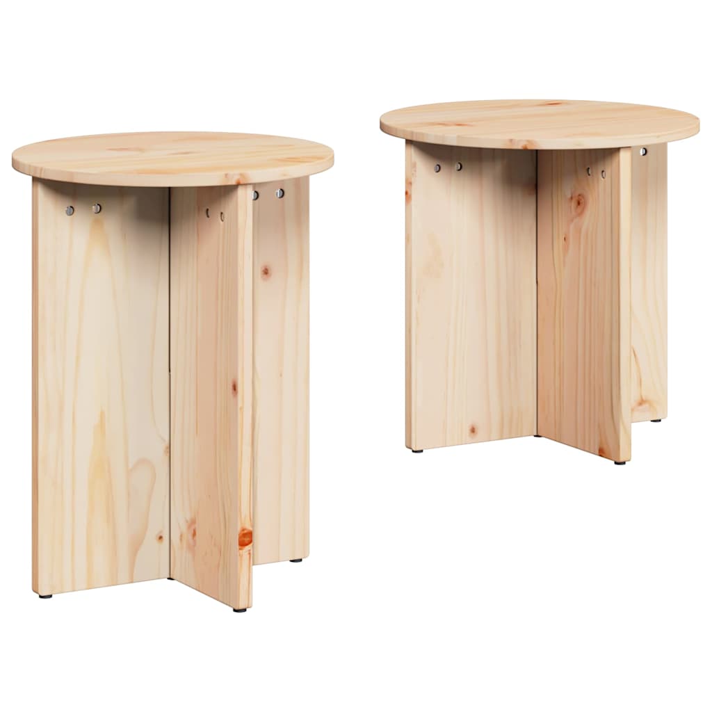 Couchtisch 2 pcs Natur