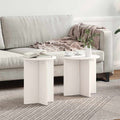 Couchtisch 2 pcs Weiß
