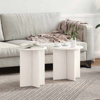 Couchtisch 2 pcs Weiß