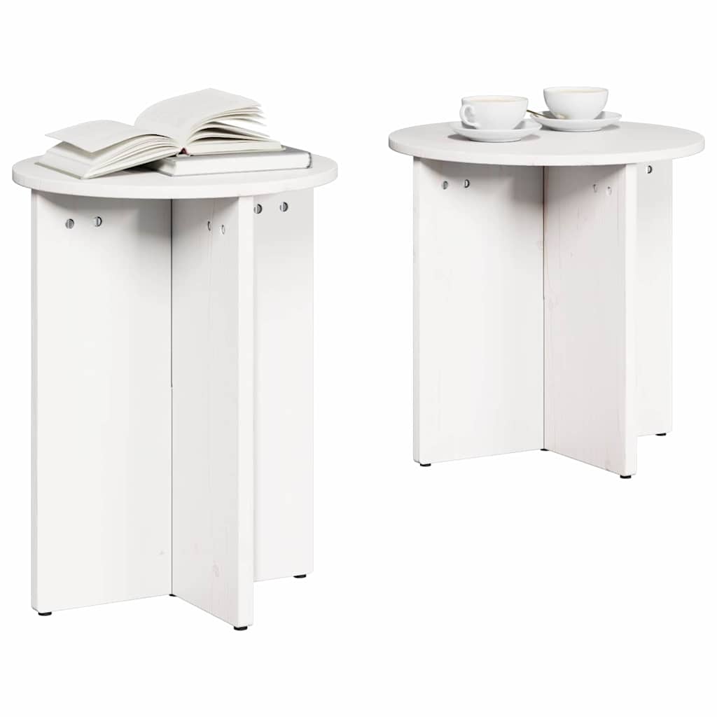 Couchtisch 2 pcs Weiß