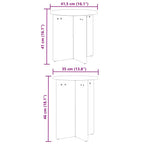 Couchtisch 2 pcs Weiß
