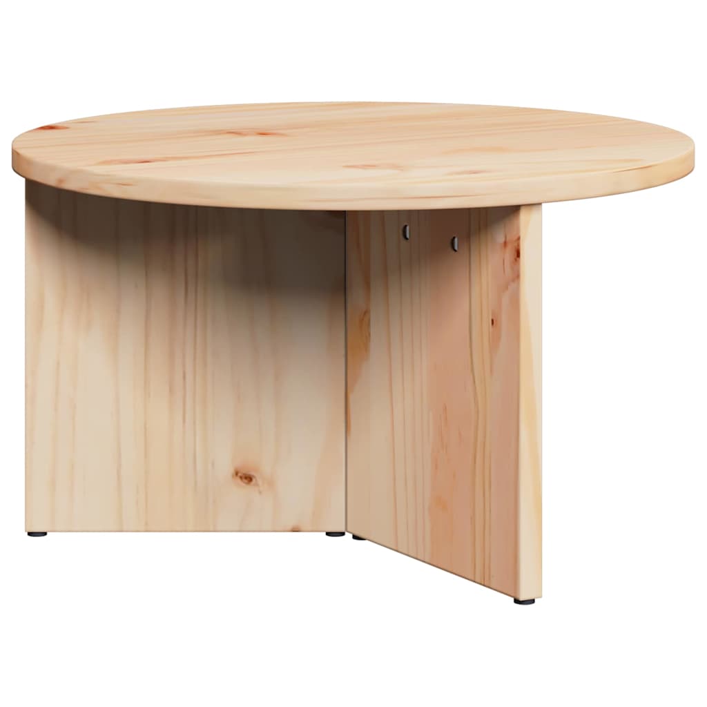 Couchtisch 2 pcs Natur Massivholz Kiefer