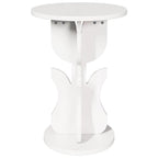 Couchtisch Weiß 39,5 x 39,5 x 53,5 cm Massivholz Kiefer