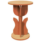Couchtisch Wachsbraun 39,5 x 39,5 x 53,5 cm Massivholz Kiefer
