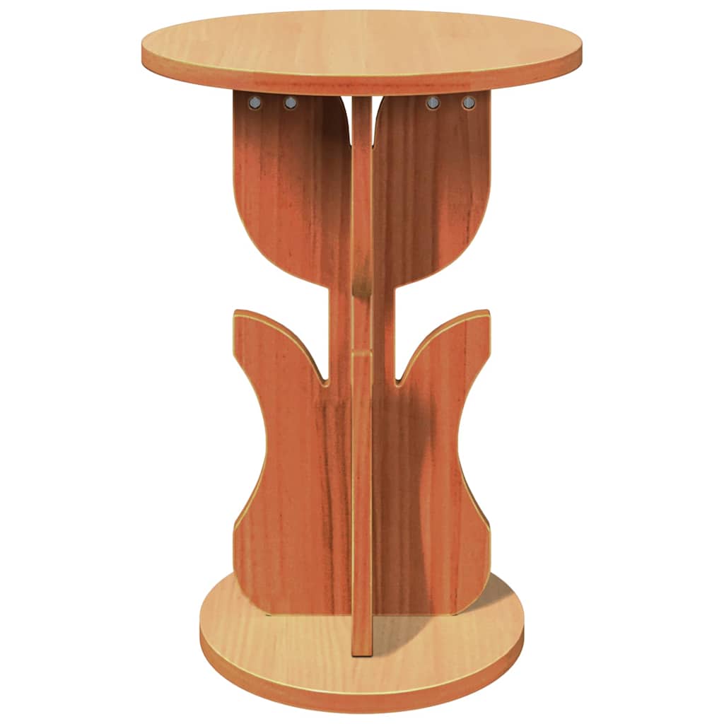 Couchtisch Wachsbraun 39,5 x 39,5 x 53,5 cm Massivholz Kiefer