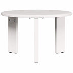Couchtisch 2 pcs Weiß Massivholz Kiefer