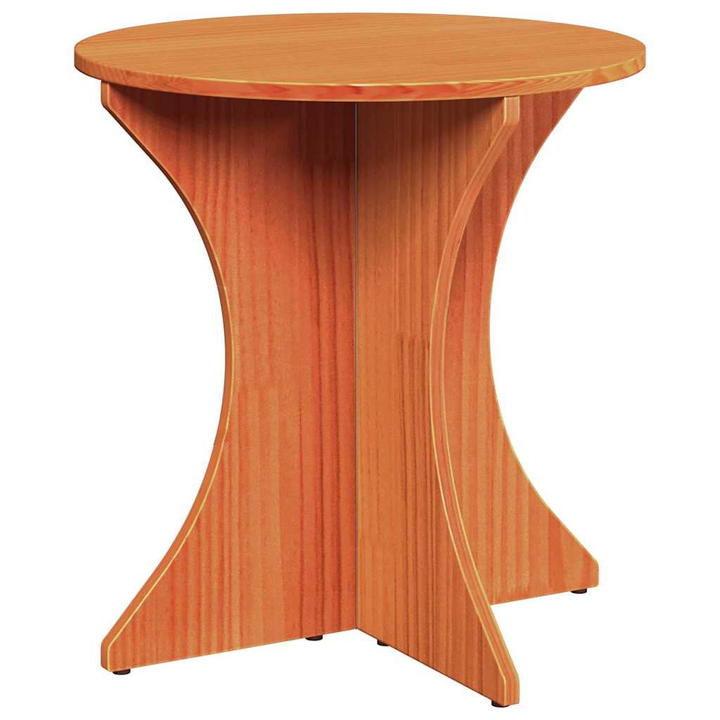 Couchtisch 3 pcs Wachsbraun