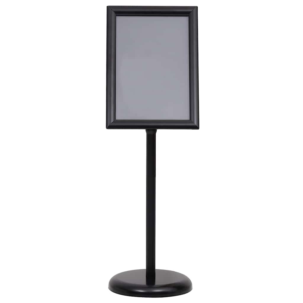 Plakatständer 2 pcs Schwarz 45 x 32,7 x 108 cm Aluminium