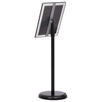 Plakatständer 2 pcs Schwarz 32,7 x 24 x 108 cm Aluminium