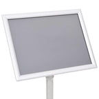 Plakatständer 2 pcs Silber 32,7 x 24 x 108 cm Aluminium