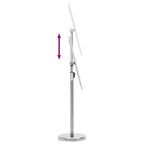 Plakatständer 2 pcs Silber 32,7 x 24 x 108 cm Aluminium