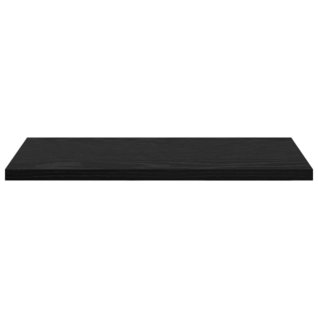 Regalbrett 4 pcs Schwarz 40 x 20 x 1,5 cm Holzwerkstoff