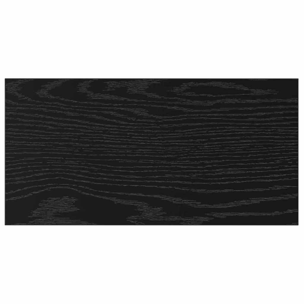 Regalbrett 4 pcs Schwarz 40 x 20 x 1,5 cm Holzwerkstoff