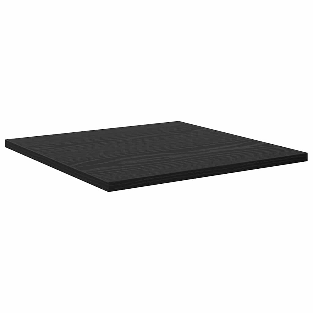 Regalbrett 4 pcs Schwarz 40 x 40 x 1,5 cm Holzwerkstoff