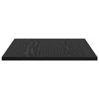 Regalbrett 4 pcs Schwarz 40 x 40 x 1,5 cm Holzwerkstoff