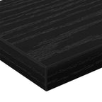 Regalbrett 4 pcs Schwarz 60 x 10 x 1,5 cm Holzwerkstoff