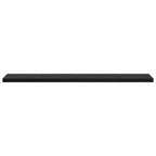 Regalbrett 4 pcs Schwarz 60 x 10 x 1,5 cm Holzwerkstoff
