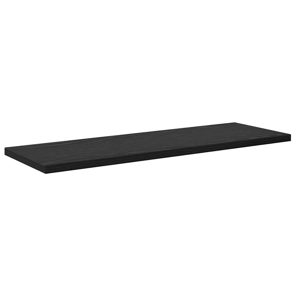Regalbrett 4 pcs Schwarz 60 x 20 x 1,5 cm Holzwerkstoff