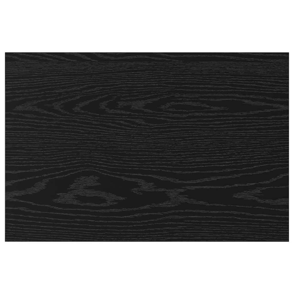 Regalbrett 4 pcs Schwarz 60 x 40 x 1,5 cm Holzwerkstoff
