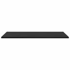 Regalbrett 4 pcs Schwarz 80 x 40 x 1,5 cm Holzwerkstoff