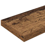 Regalbrett 4 pcs Braun 100 x 10 x 1,5 cm Holzwerkstoff