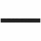 Regalbrett 4 pcs Schwarz 100 x 10 x 1,5 cm Holzwerkstoff