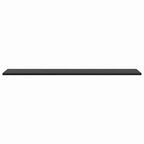Regalbrett 4 pcs Schwarz 100 x 20 x 1.5 cm Holzwerkstoff